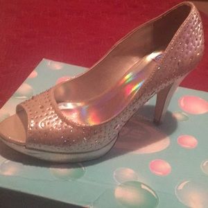 Silver heels
